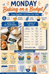 New initiative on a Monday – Baking on a budget.