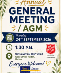 Annual General Meeting Thursday 24th September 2026 @1.30pm.